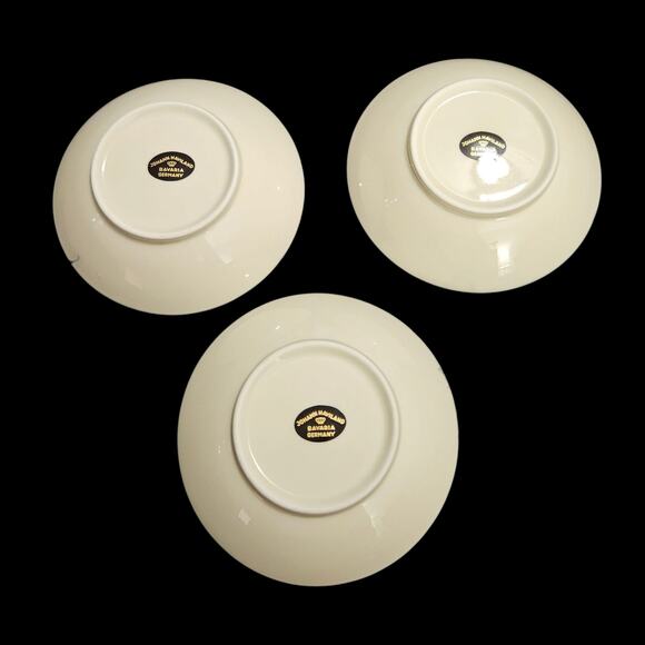 Johann Haviland Bavaria Germany Blue Garland Fruit Bowls Set of 3 - Picture 6 of 6